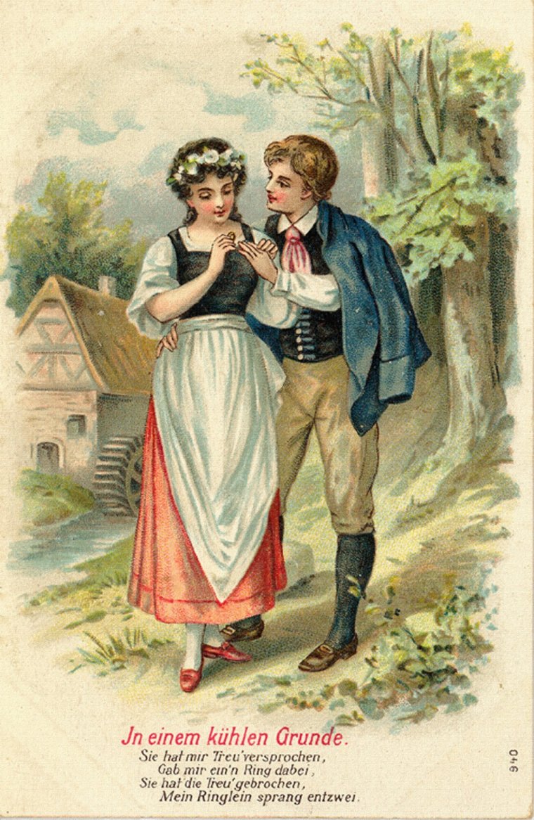 Католическая Пасха старинные открытки