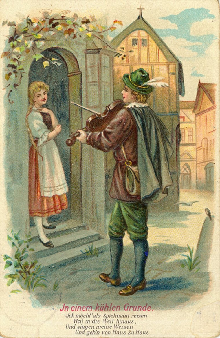 Немецкие пасхальные открытки