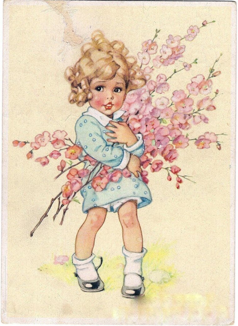 Старинные открытки с днем рождения