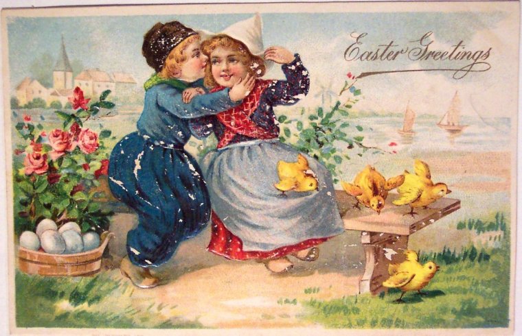 Старинные открытки с днем рождения