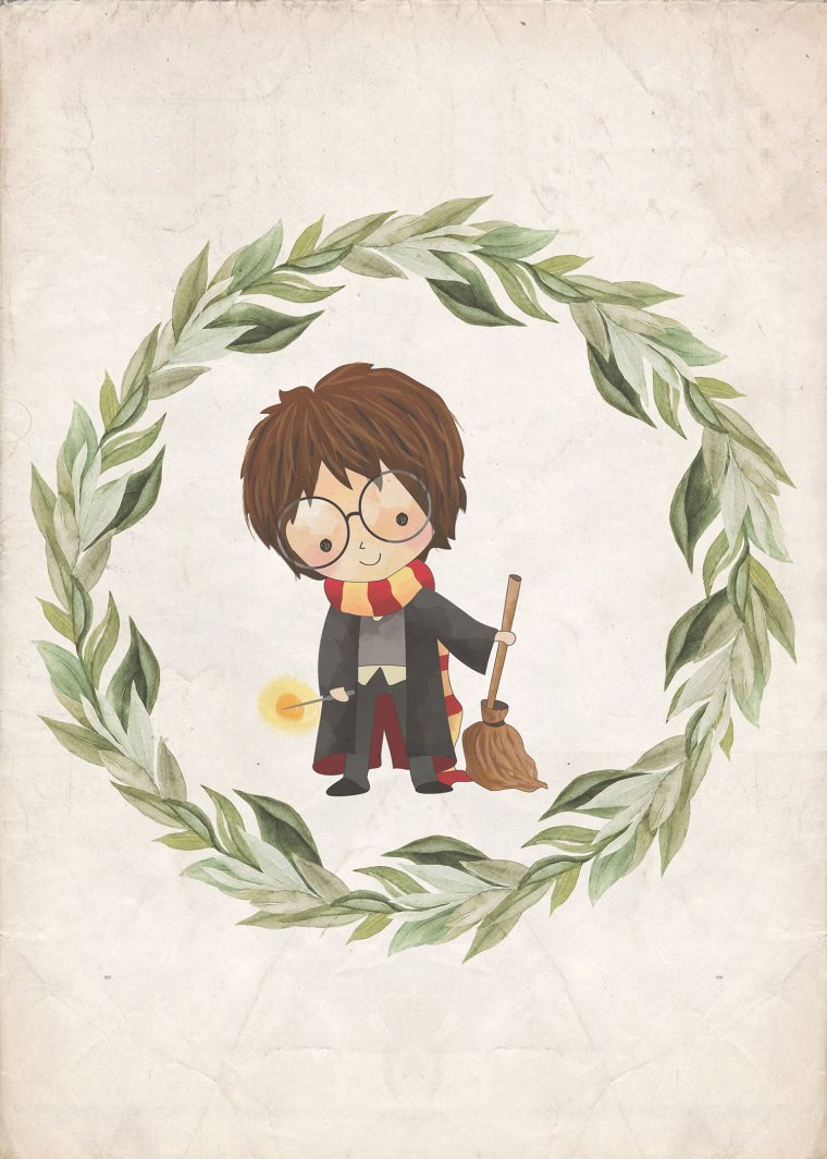 Открытка Гарри Поттер