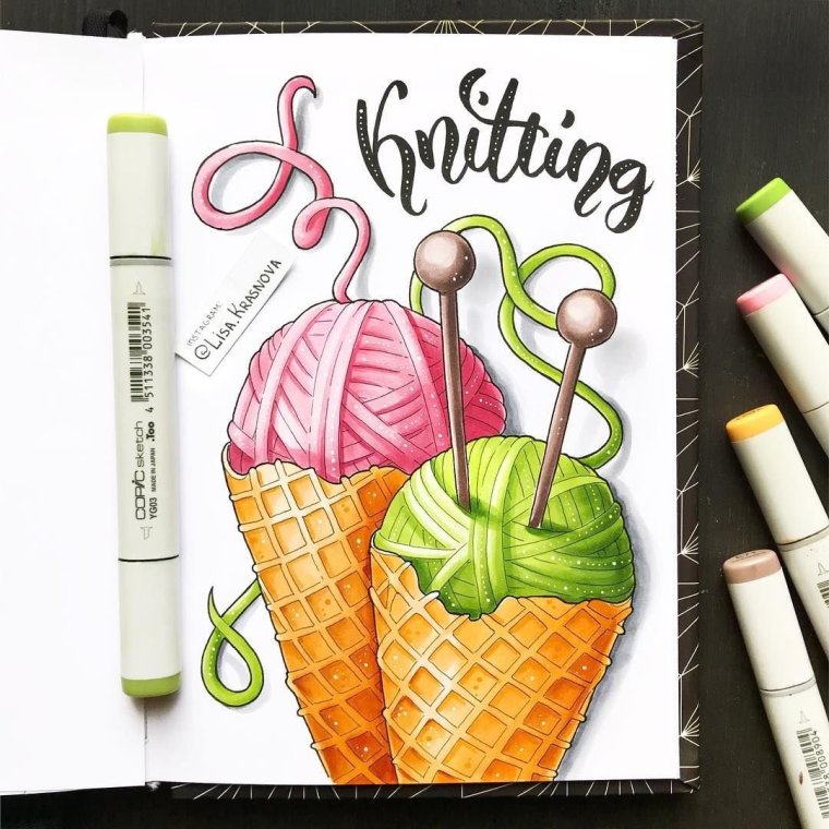 Маркеры для скетчинга Sketch Art