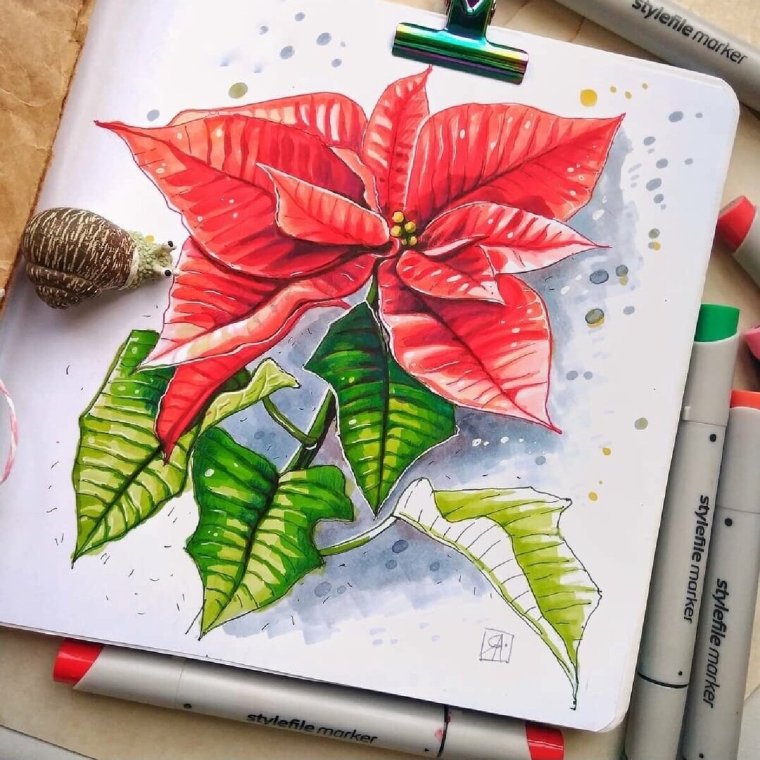 Новогодние идеи для скетча