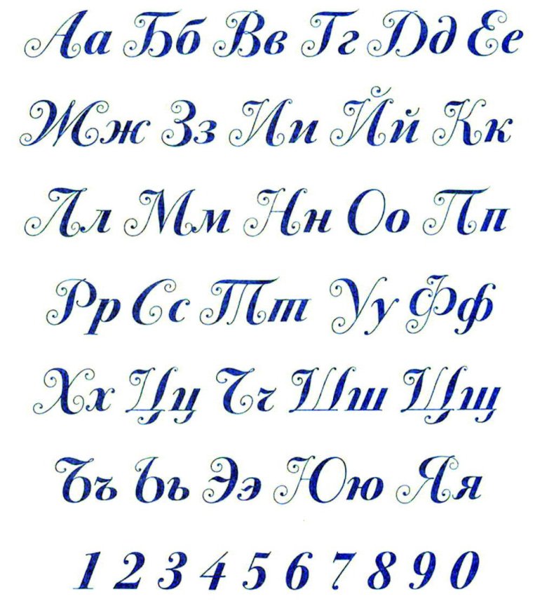 Красивые буквы алфавита