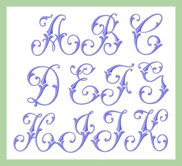Монограммы букв