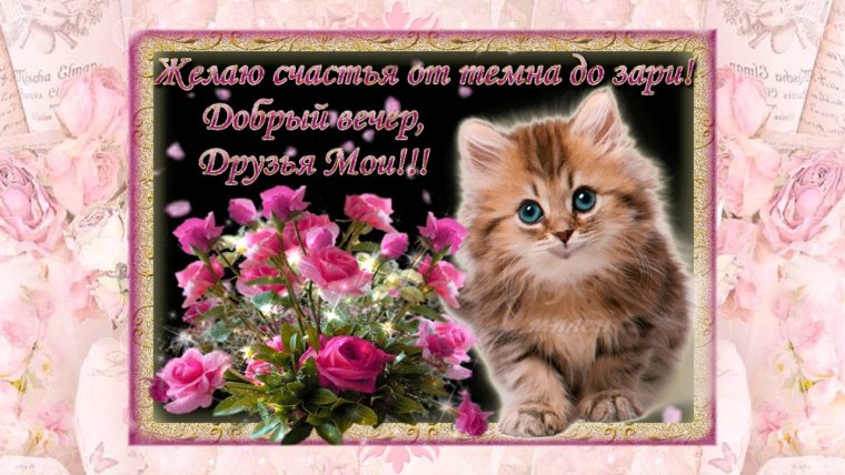 Открытки добрый вечер друзья