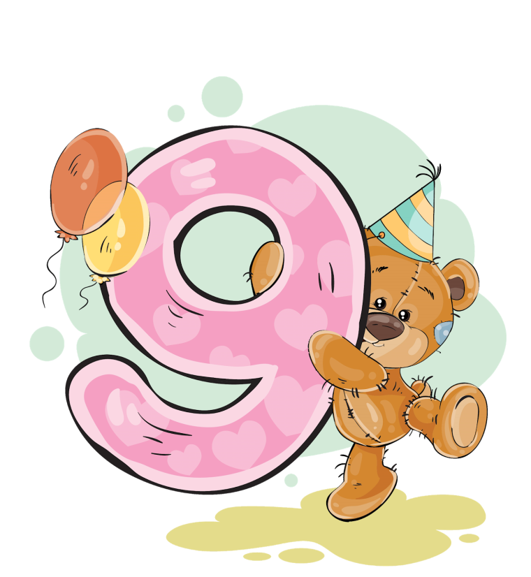 Поздравление с 9 месяцами