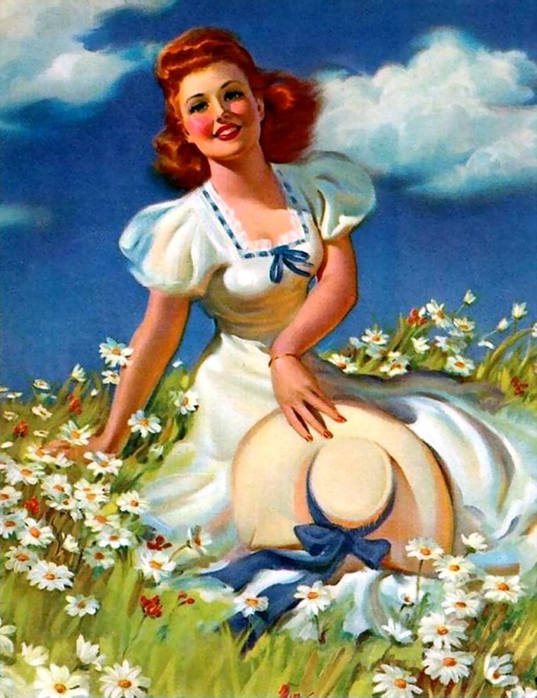 Арт Фрам художник пин-ап