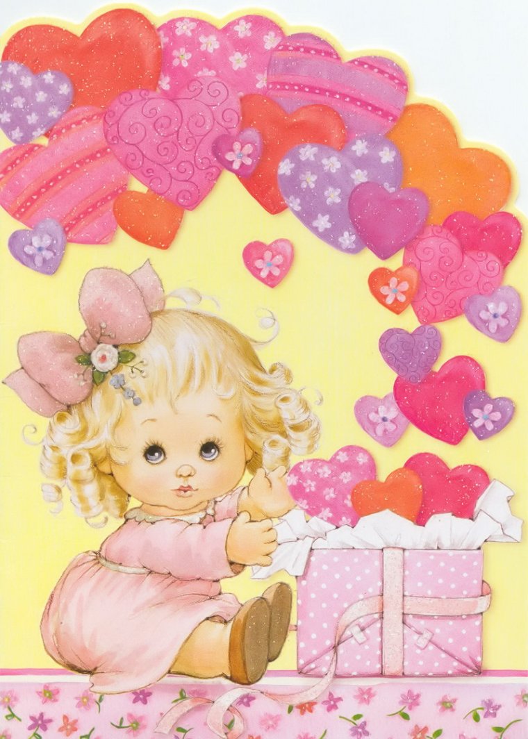 Открытка для малышки