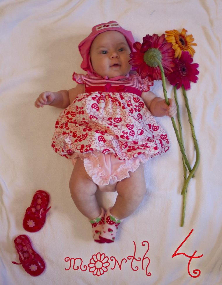 4 Месяца доченьке