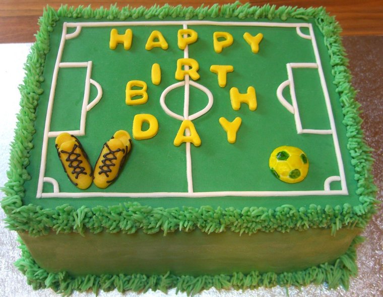 Торт футбольный для мальчика