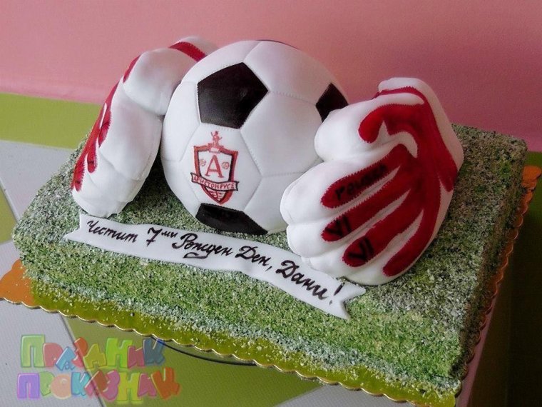 Открытка с днём рождения футболисту