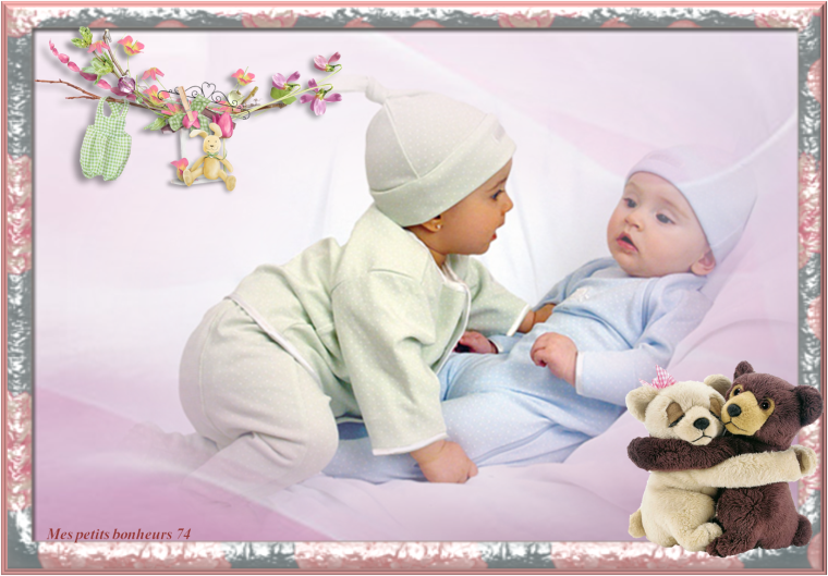 Поздравление с рождением двойни