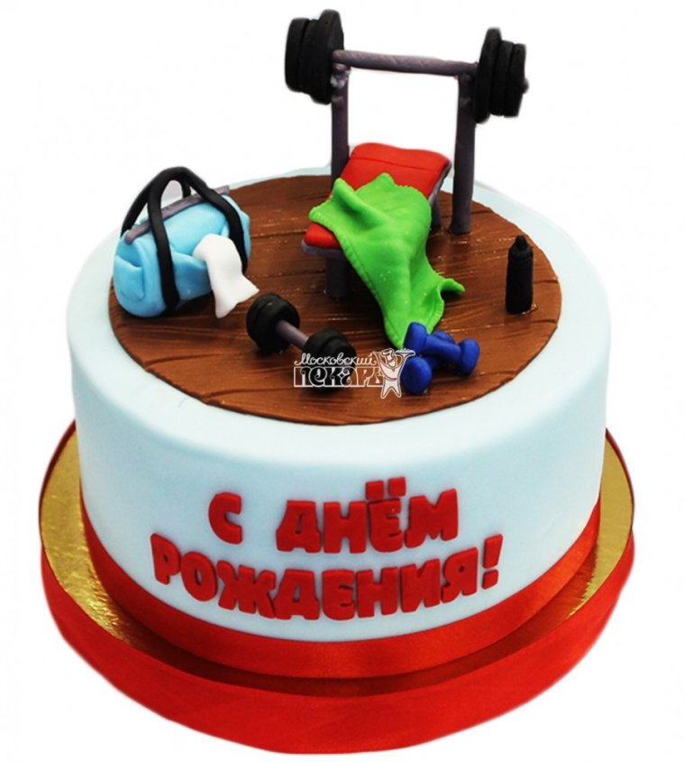 Торт на юбилей спортсмену