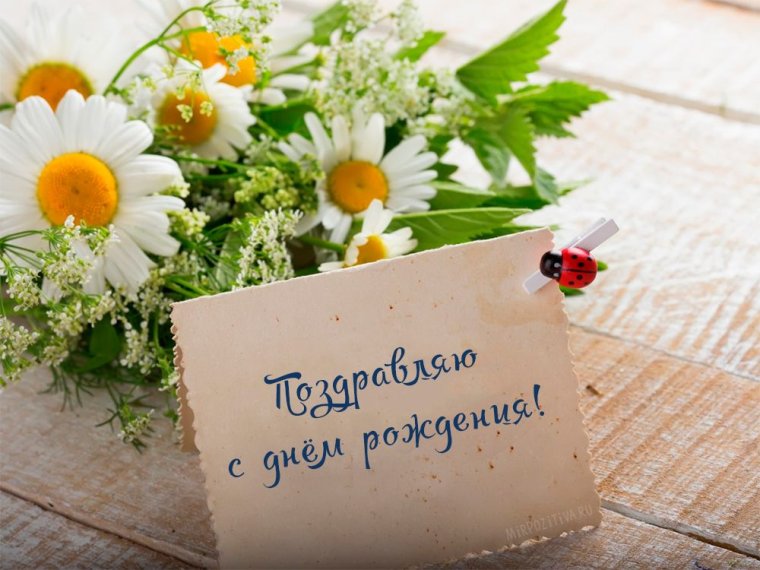 Поздравляю с днём рождения
