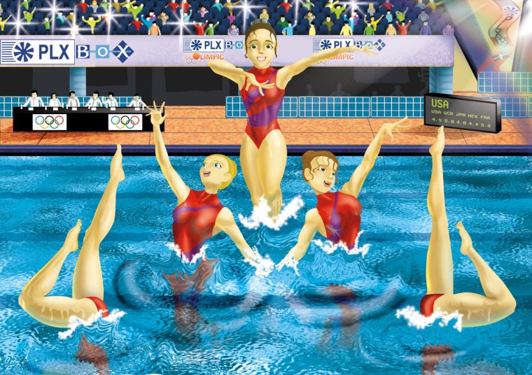 Открытка тренеру по плаванию