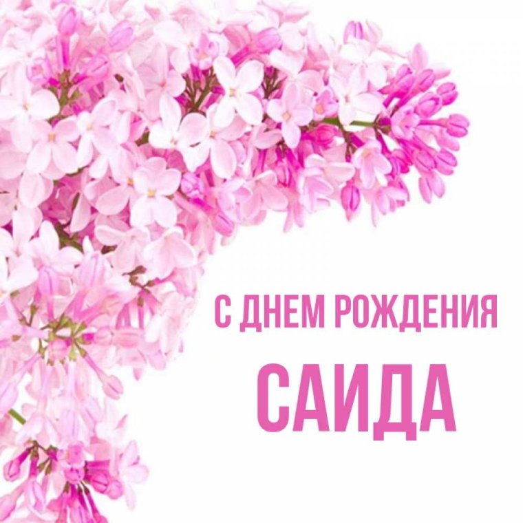 С днём рождения Саида
