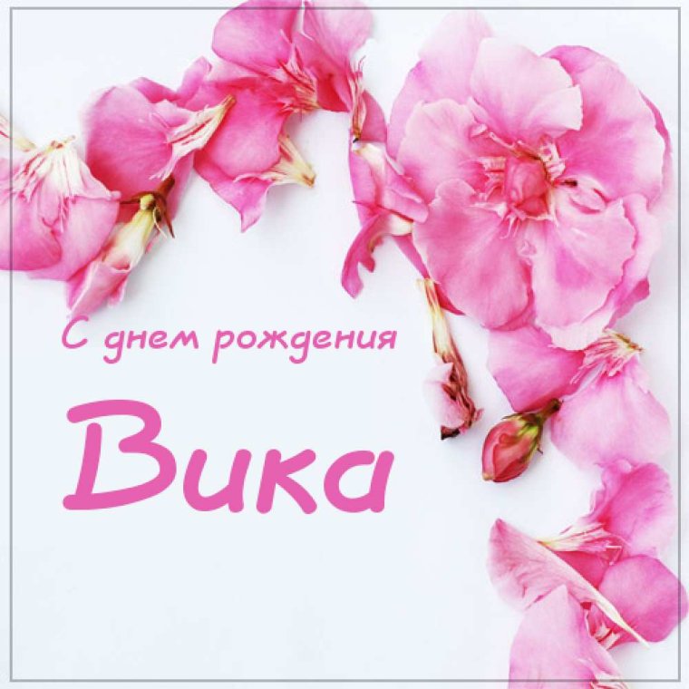 С днём рождения Вика