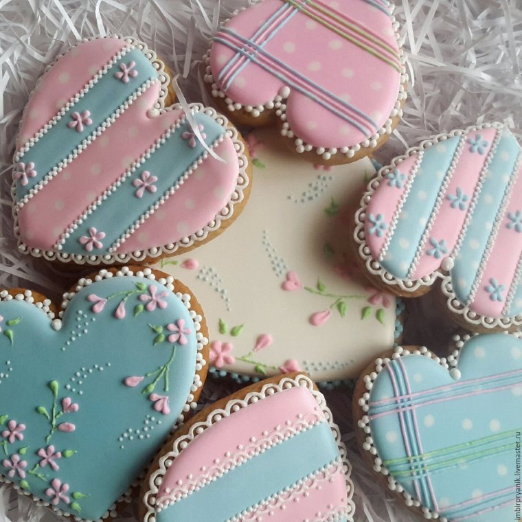Печеньки сердечки