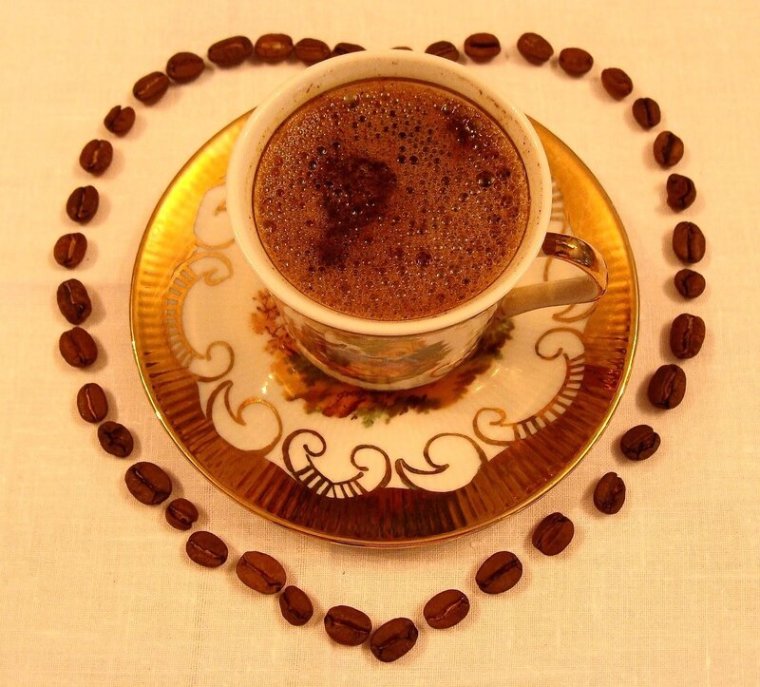 Открытки с чашечкой кофе