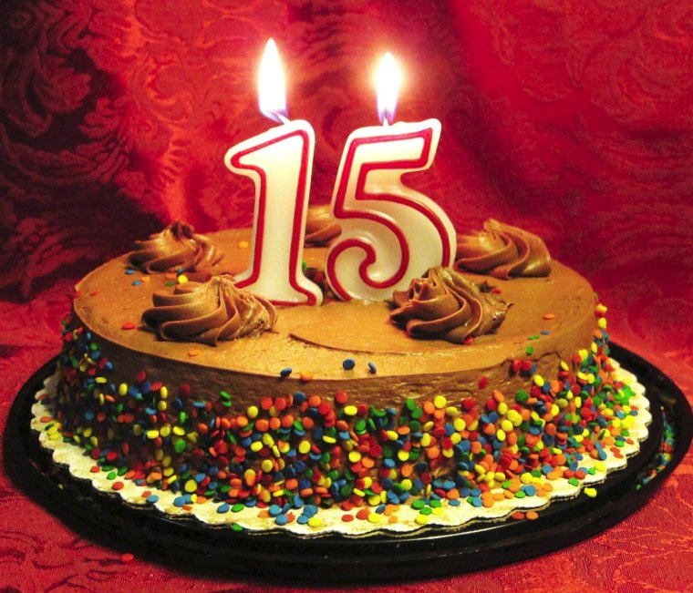 С днём рождения 15 лет
