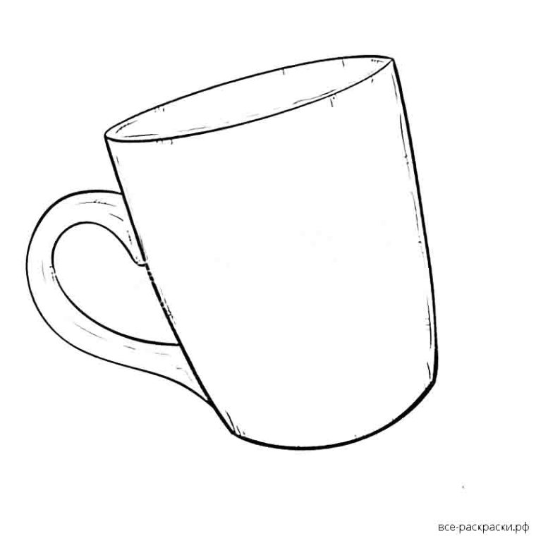 Кружка раскраска для детей
