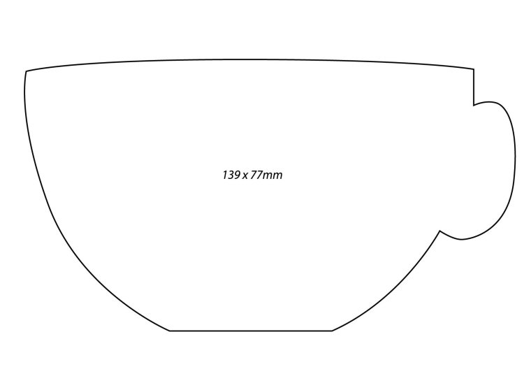 Трафарет кружки