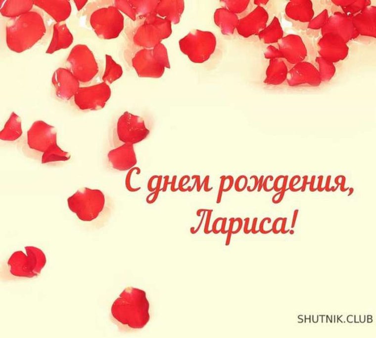 С днём рождения Лариса