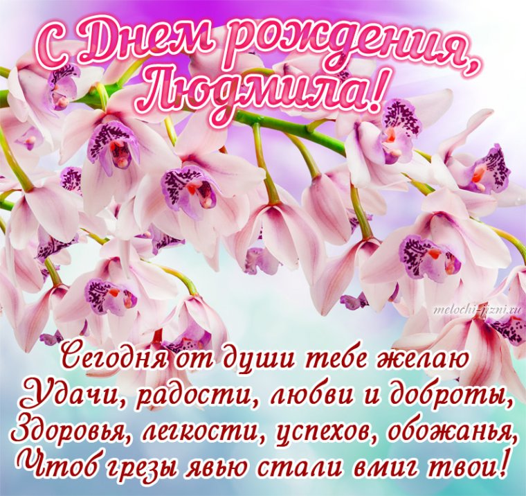 С днём рождения Людмила