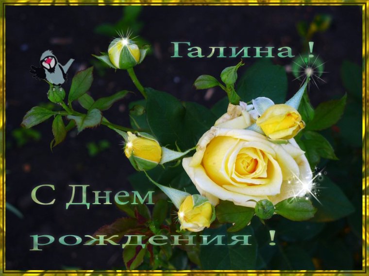 Поздравления с днём рождения женщине Галине