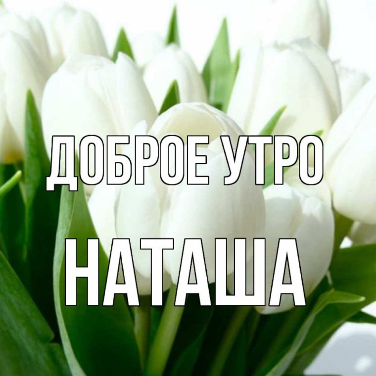 Открытки с добрым утром Наташа