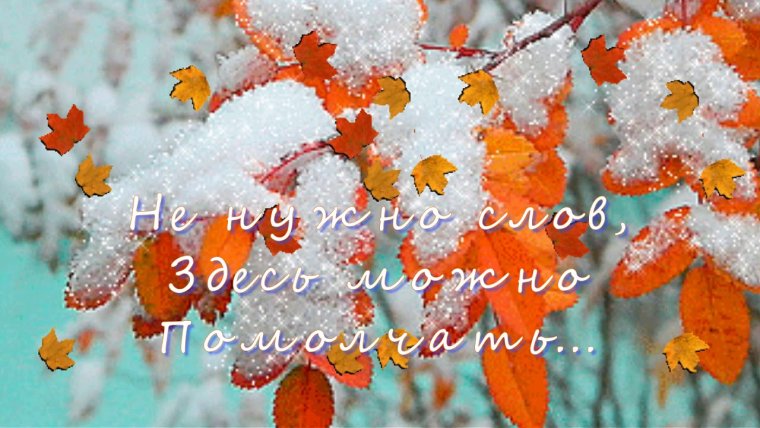 Добрый день ноября снежный