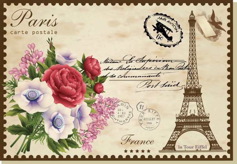 Открытка из Франции