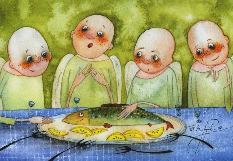 Художник Виктория Кирдий ежики