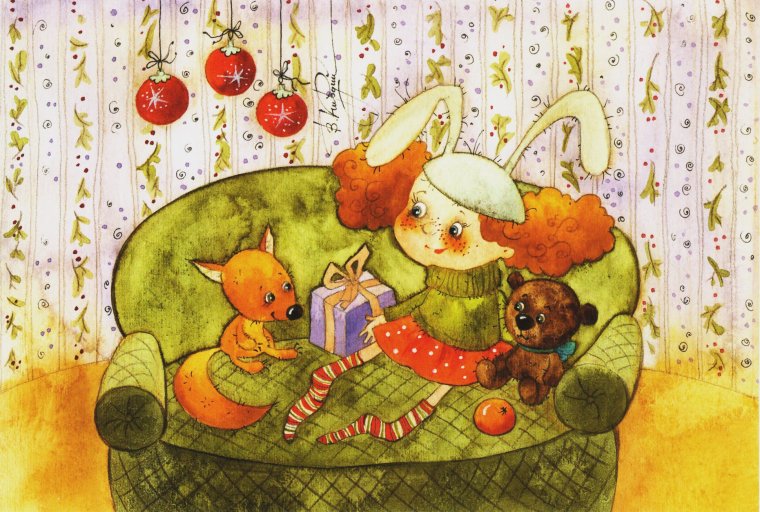 Рисунки художницы Виктории Кирдий