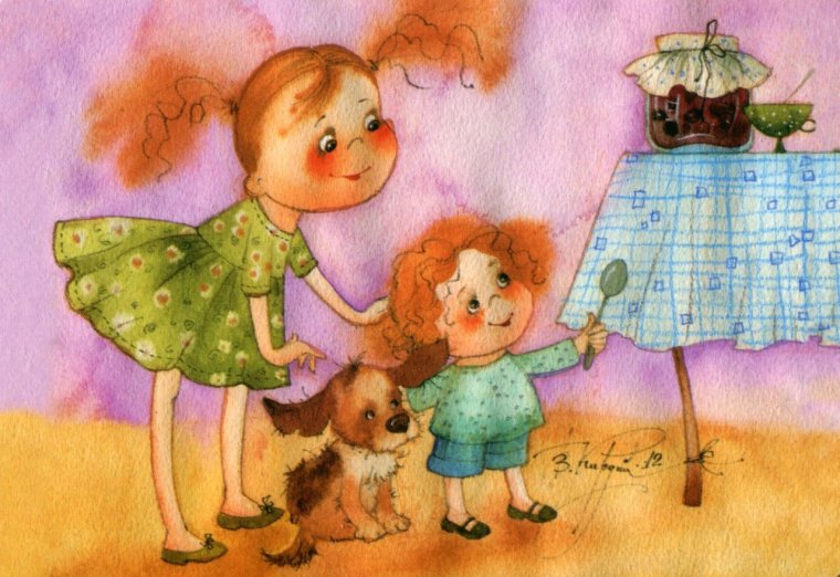 Акварели Виктории Кирдий