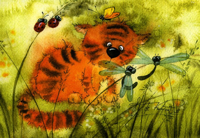 Художница Виктория Кирдий осень