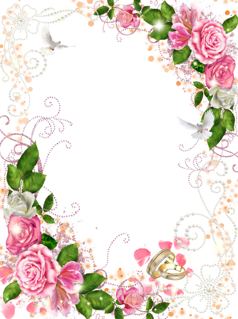 Рамка с цветами