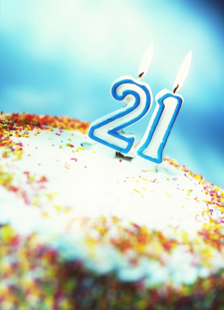 С днём рождения 21 год девушке