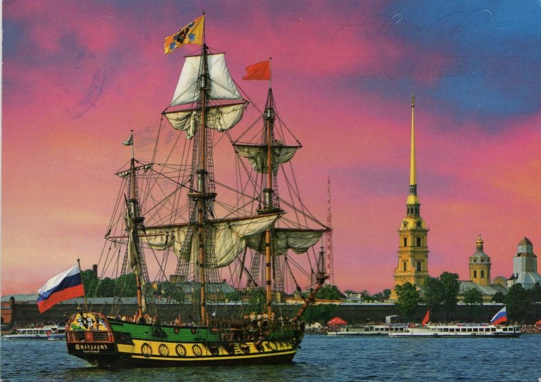 Санкт-Петербург в акварелях открытки
