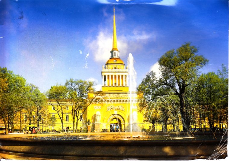 Дворцовый мост и Эрмитаж