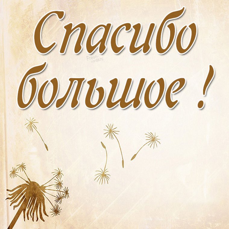 Открытки с благодарностью спасибо