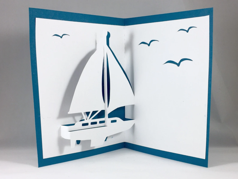 Открытка кораблик своими руками