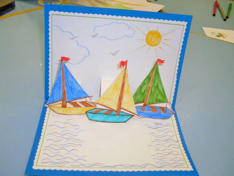 Квиллинг морская тема