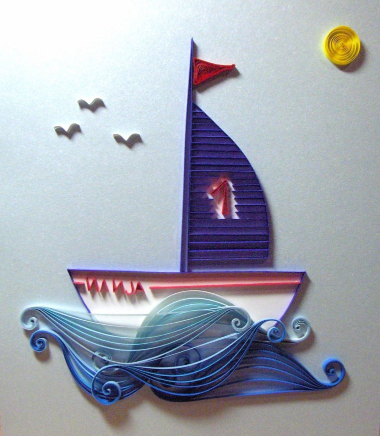 Корабль в море