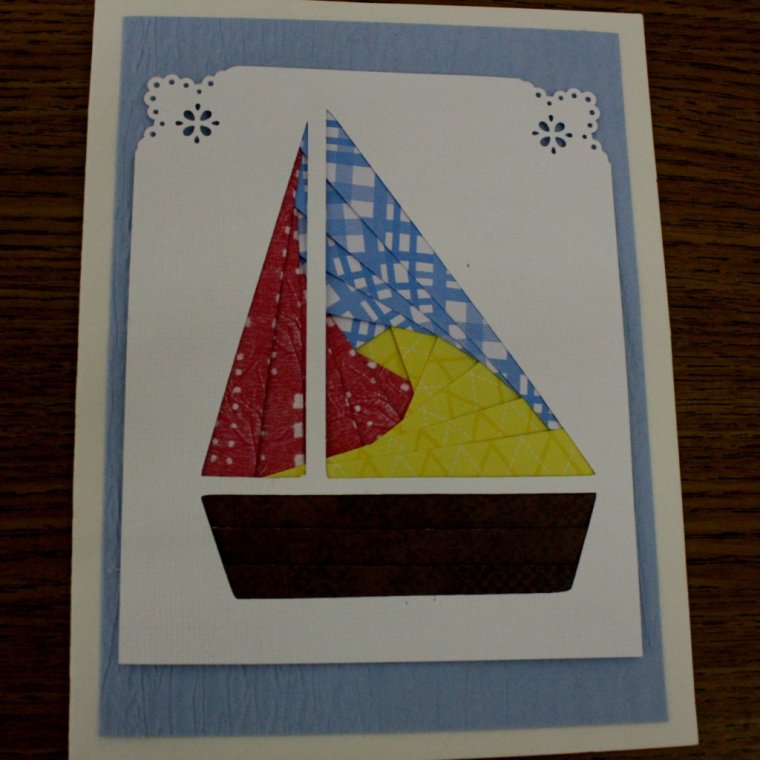 Объемный кораблик на 23 февраля