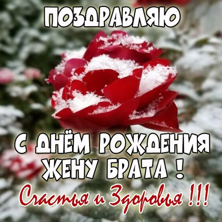 С днём рождения золовка