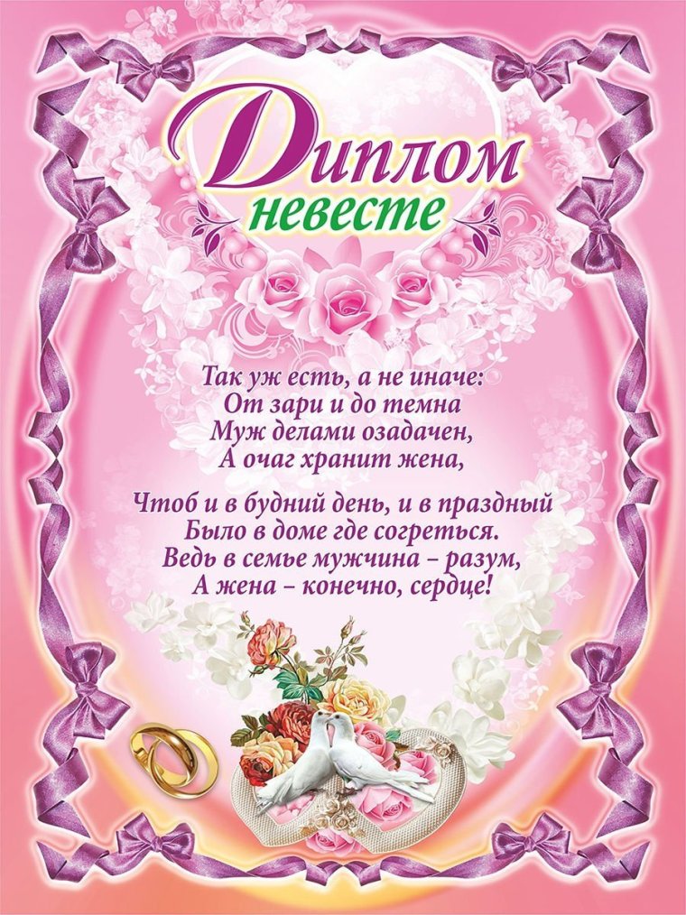 Диплом лучшей свекрови на юбилей