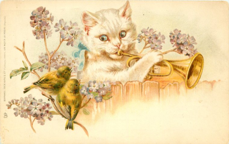 Винтажные открытки любовь