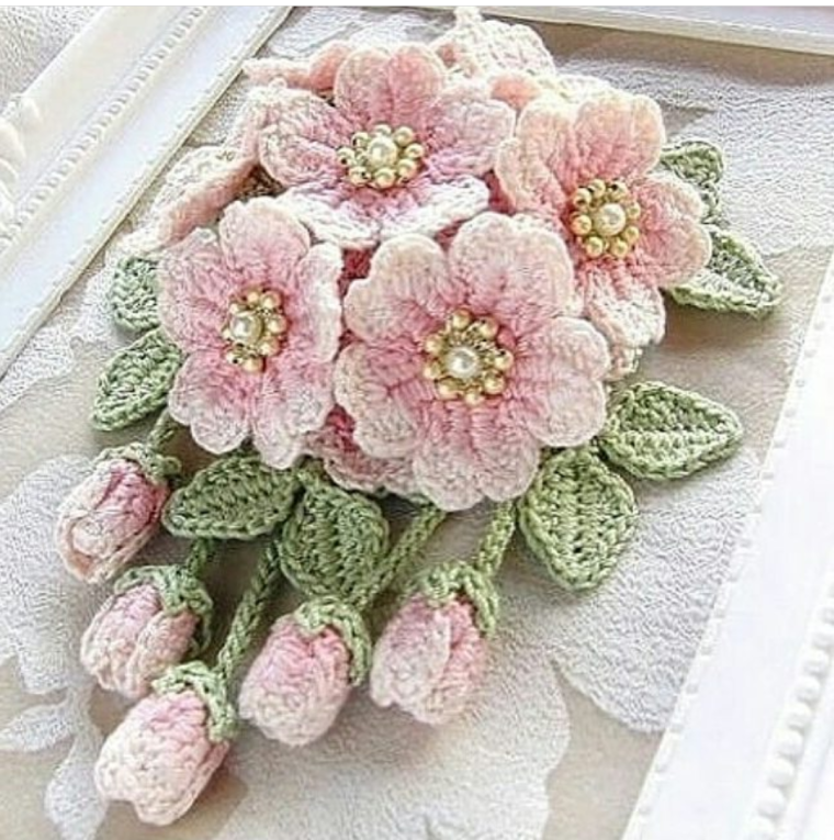 Объемная Ромашка крючком